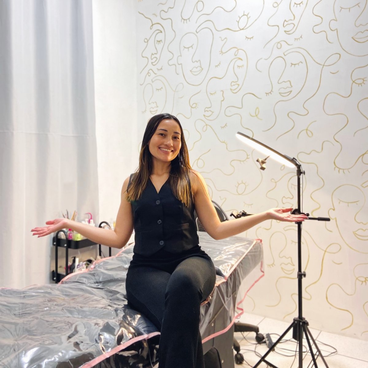 Produtos premium utilizados no Studio Anna Costa